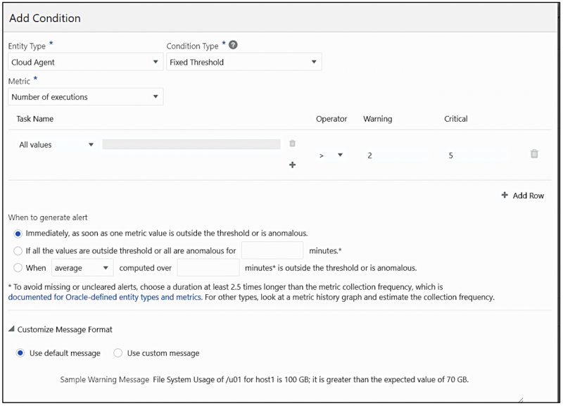 Oracle Management Cloud – sendQuick Cloud Integration Guide