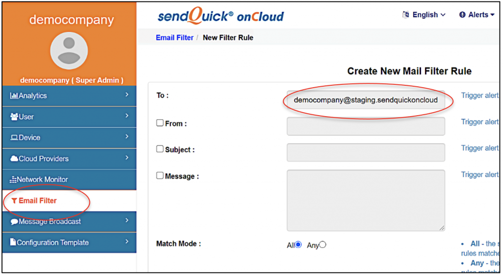 Huawei Cloud – sendQuick Cloud Integration Guide