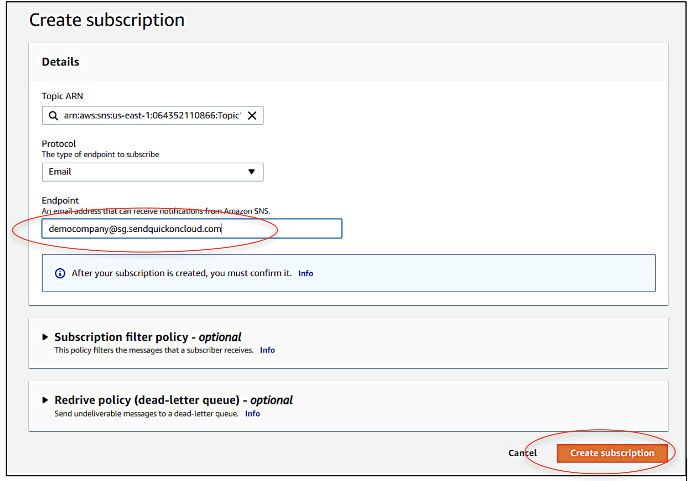 AWS Cloudwatch and SNS – sendQuick Cloud Integration Guide