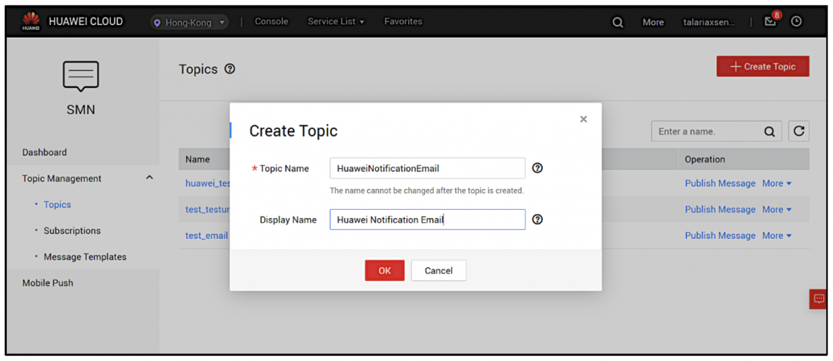 Huawei Cloud – Integration Guide - SendQuick Cloud