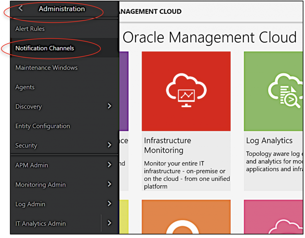 Oracle Management Cloud – sendQuick Cloud Integration Guide